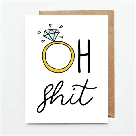 Funny Engagement Card Funny Bridal Shower Card Bachelorette Etsy