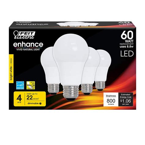 Feit Electric Enhance Led 88 Watts 60 Watt Equivalent Bright White