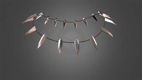 Black Panther Necklace Download Free 3d Model By Vmrebenok 431f2ae