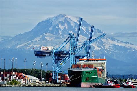Hours may change under current circumstances Sitcum Waterway from Commencement Bay. Port of Tacoma WA ...
