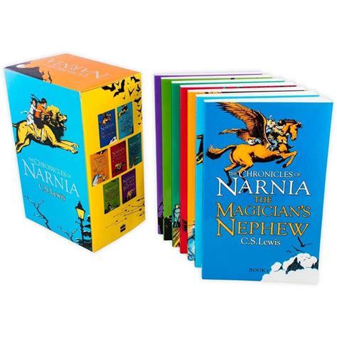 The Chronicles Of Narnia Complete 7 Books Box Set By Cs Lewis Ages 7