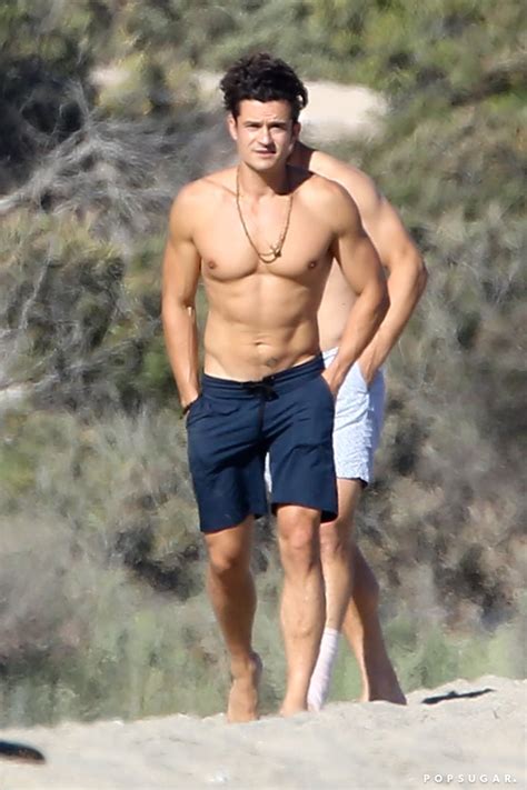 Orlando Bloom Shirtless On A Beach Pictures July 2016