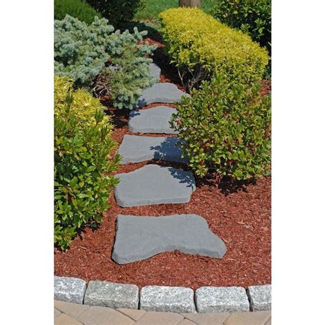 Nantucket Pavers 20 In And 21 In Irregular Blue Concrete Step Stone
