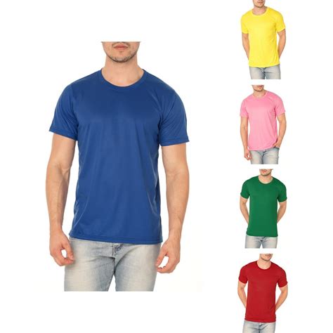 Camiseta Colorida P Sublimação Camisa Lisa 100 Poliéster R 2060