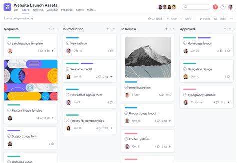 Asanas Work Tracking And Project Management Features Asana