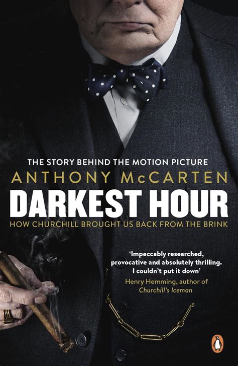 Darkest Hour By Anthony Mccarten Paperback 9780241340936 Buy Online