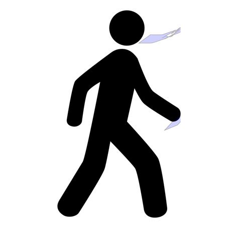 Clipart Stick Figure Walking Clipartix