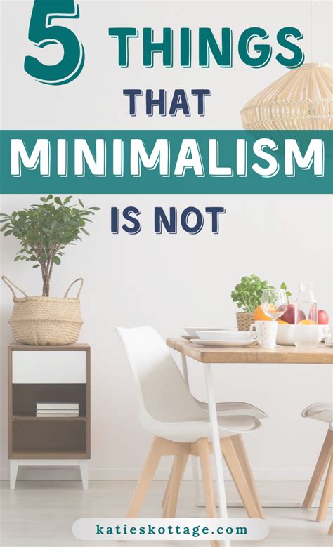 5 Things that Minimalism is Not | Decluttering inspiration ...