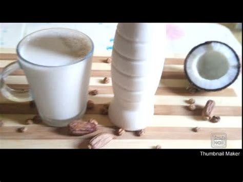 How To Make Delicious Coconut Dates And Tiger Nuts Milk Youtube