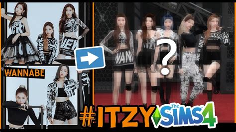 The Sims 4 สร้างซิมส์ Itzy Wannabe Cc Links Youtube