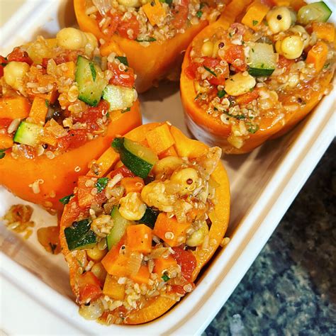Easy Vegan Stuffed Peppers Recipe Carla Hall