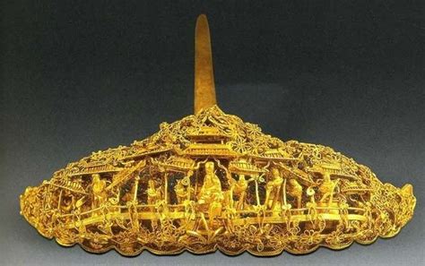 Gold Hair Ornament Fen Xin Of The Ming Dynasty 1368 — 1644 — Sichuan