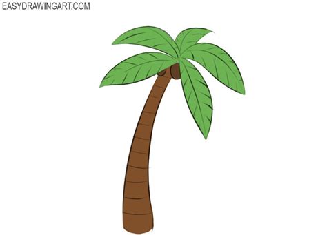 How To Draw A Palm Tree Artofit