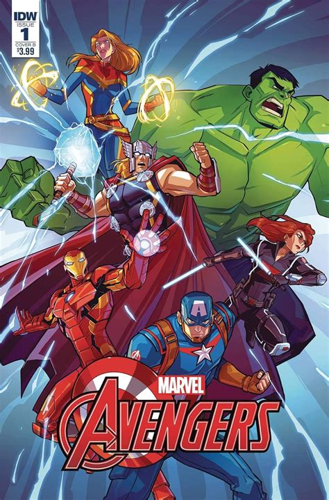 Marvel Action Avengers 1 10 Copy Incv Pitre Durocher Idw Publishing