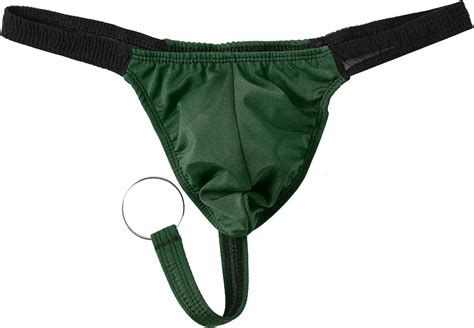DPois Men Sexy Briefs G String Underwear Tanga Low Rise Bulge Pouch