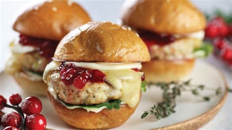 Turkey Brie And Cranberry Sliders Unilever Food Solutions