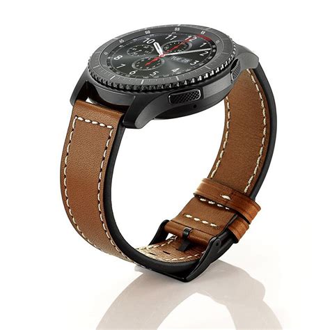 Check spelling or type a new query. Luxury Genuine Leather Watch Band for Samsung Gear S3 ...