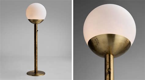 Brass And Glass Globe Floor Lamp Obsolete
