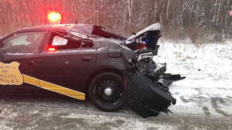 Michigan State Trooper Released From Hospital After Being Hit By Semi