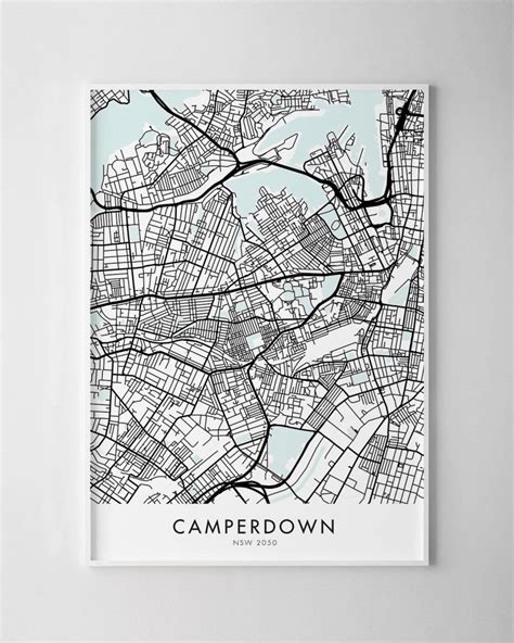 Sydney Camperdown Map Print Chelsea Chelsea