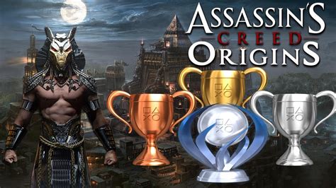 Assassin S Creed Origins Full Achievements Trophy List Ps Youtube