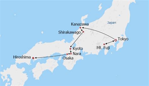Japan 10 Days Tour Itinerary To Tokyo Kyoto Osaka Hiroshima