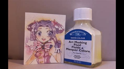 The watercolor masking fluid i am using in the video today is by nuvo and not too expensive. How to use Masking Fluid Tutorial - YouTube
