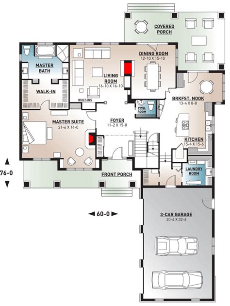 House plan # 3992 starting at $805 also available. Plan 21162DR: Eye-Catching 4-Bed Modern Farmhouse Plan | Modern farmhouse plans, House plans ...