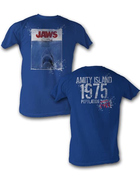 American Classics Jaws Amity Island T Shirt Good Quality