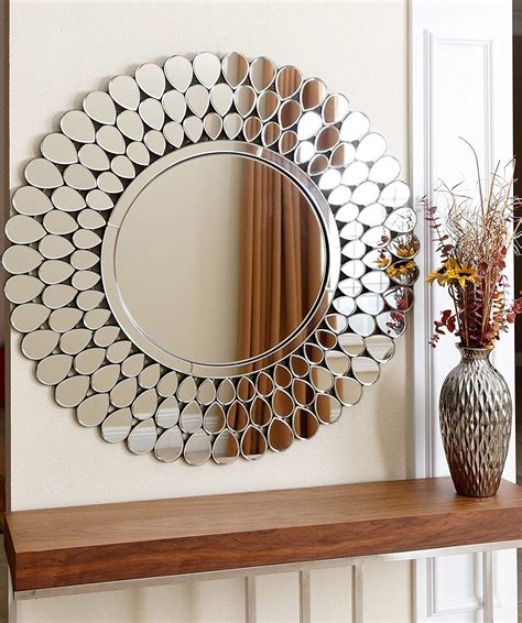 Maybe you would like to learn more about one of these? Amazon.com: Abbyson Cadence Round Wall Mirror: Home & Kitchen | Mirror decor, Mirror wall decor ...