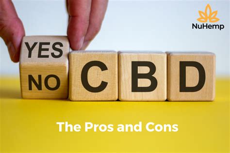Pros And Cons Of Cbd Oil You Must Know Nuhemp Cbd