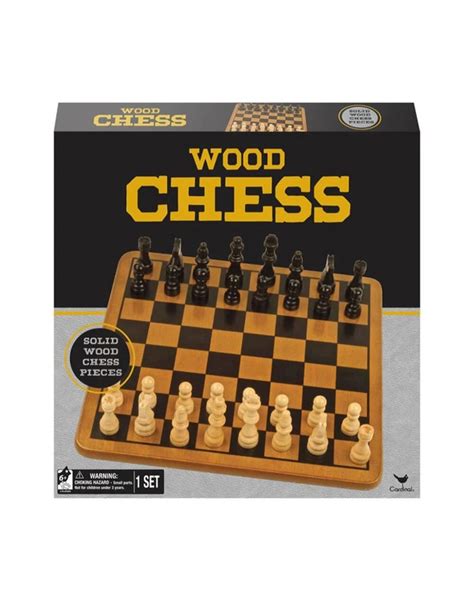 Cardinal Classic Wood Chess Board Game 2x Crossroads