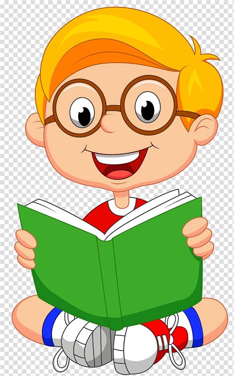 Book Reading Boy Transparent Background Png Clipart Hiclipart