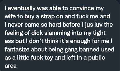 Pervconfession On Twitter He Wants To Be A Trans Slut