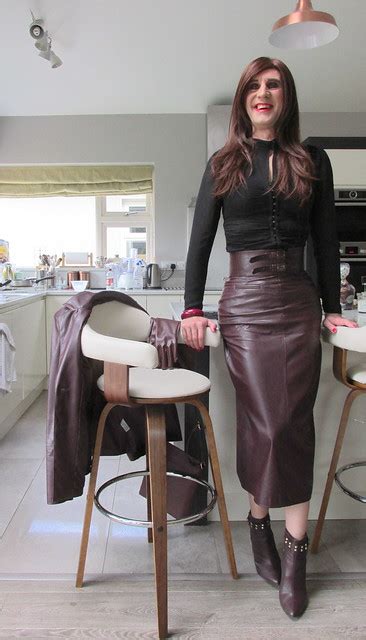 Flickriver Photoset Long Leather Skirt Suit By Debbie Dobabe
