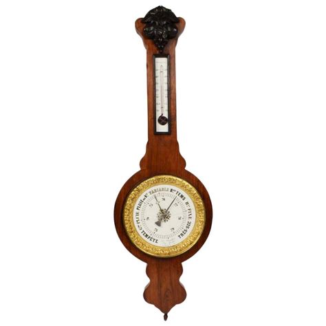 Elegant Mercury Barometer Made In The First Half Of The 19th Century At