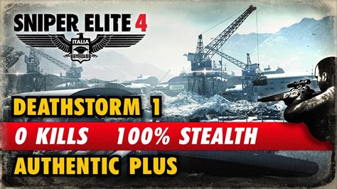 Sniper Elite 4 Deathstorm 1 0 Kills Authentic Plus 100 Stealth