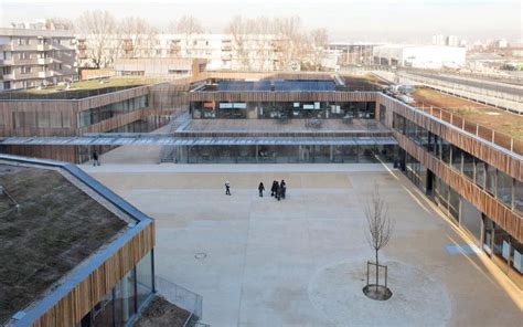School Center Lucie Aubrac Dietmar Feichtinger Architectes Archello