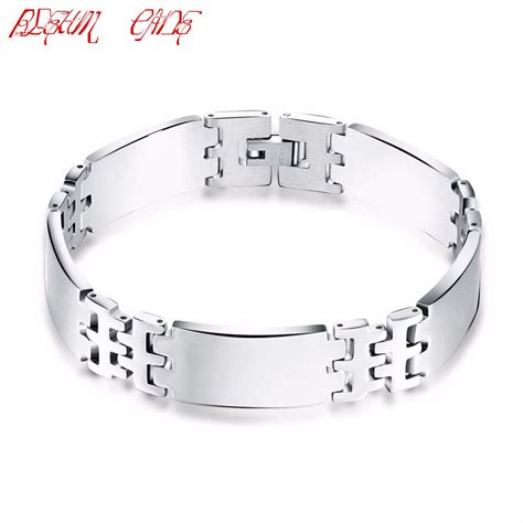 bleum cade silver color stainless steel bracelet for bangle male accessory jewelry steel