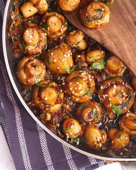 Chilli Garlic Mushroom Recipe | That Delicious Dish | Recipe | Garlic ...