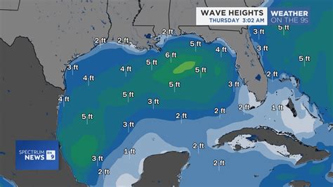 Marine Forecast Boating Forecast Wave Heights Spectrum Bay News 9