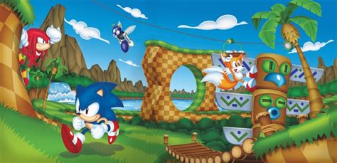 Sonic The Hedgehog Green Hill Zone Th Anniversary X