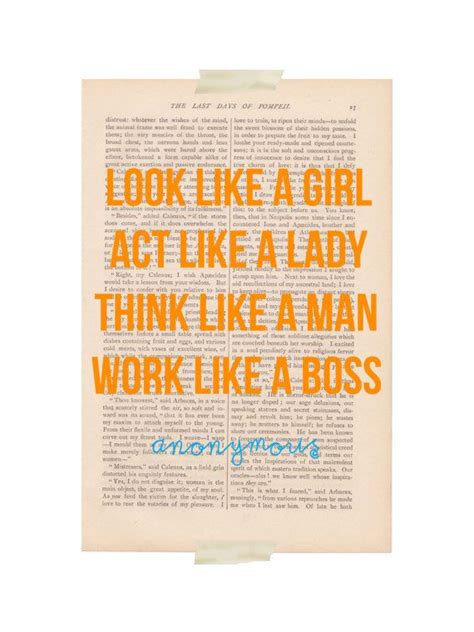 Dictionary Art Print Page Act Like A Lady By Exlibrisjournals 900 Act Like A Lady