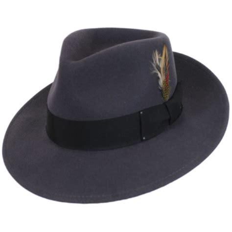 Bailey Packable Wool Litefelt Fedora Hat Vhs Exclusive Color Crushable