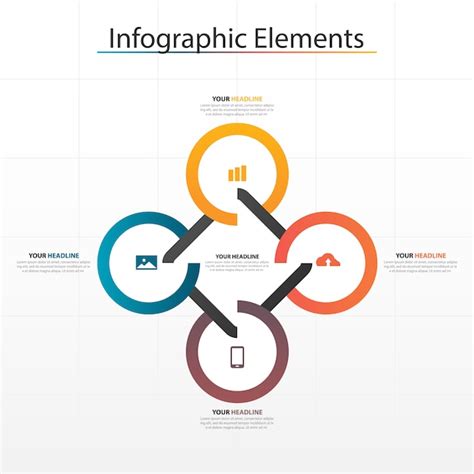 Premium Vector Colorful Abstract Business Infographic Template