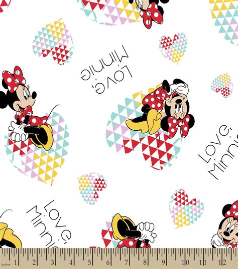 Disney Minnie Print Fabric Love Minnie In 2020 With Images Printing On Fabric Minnie Mouse
