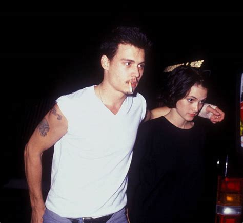Historia Jednego Zdjęcia Winona Ryder I Johnny Depp W 1990 Roku