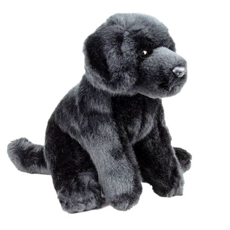 Labrador Black Dog Sitting Soft Plush Toy30cmstuffed Animalfaithful