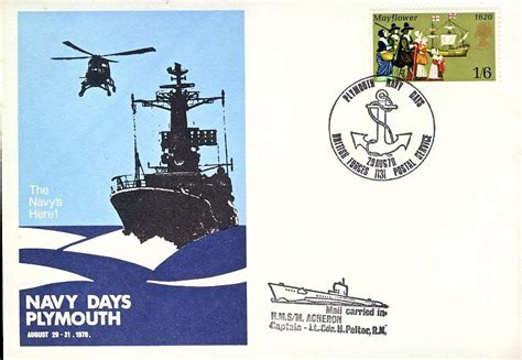 1970 Plymouth Navy Days Hms M Acheron Capt Ltcdrhpeltor Mail