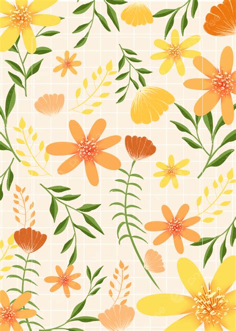 Light Orange Flowers Background Images Hd Pictures And Wallpaper For